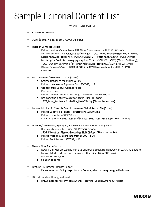 Publication Guidelines & Tools – Encore